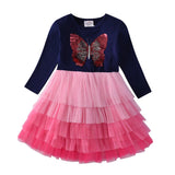 robe-princesse-fille-papillon-sequins