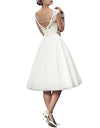 Robe de Mariée Simple Courte