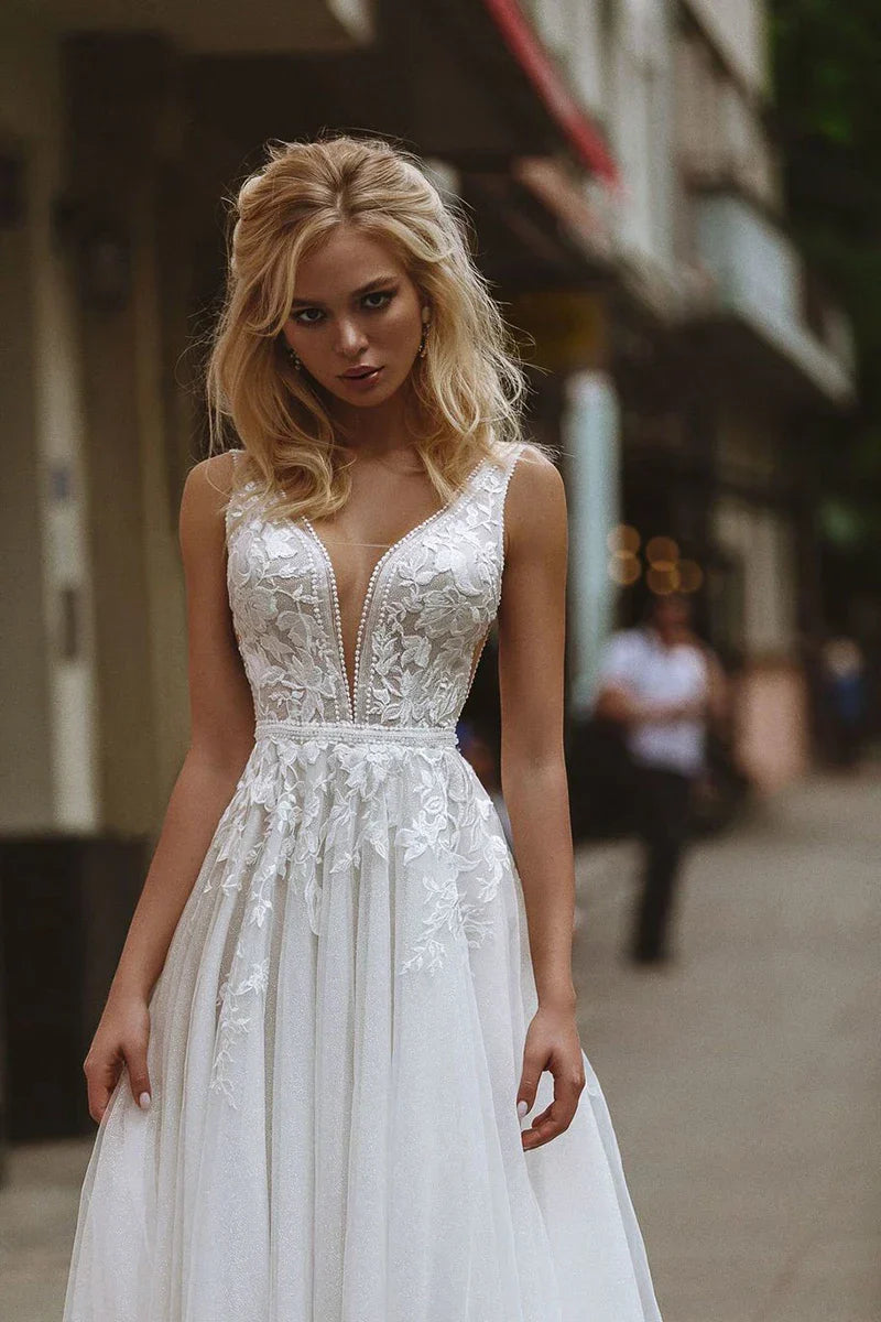 Robe de Mariée Fleur 3d