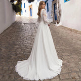 Robe de Mariée Pas Cher Manche Longue