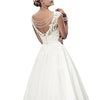 Robe de Mariée Simple Courte