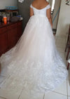 Robe De Mariée Princesse Bustier Blanc
