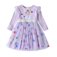 robe-princesse-fille-violette