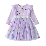 robe-princesse-fille-violette