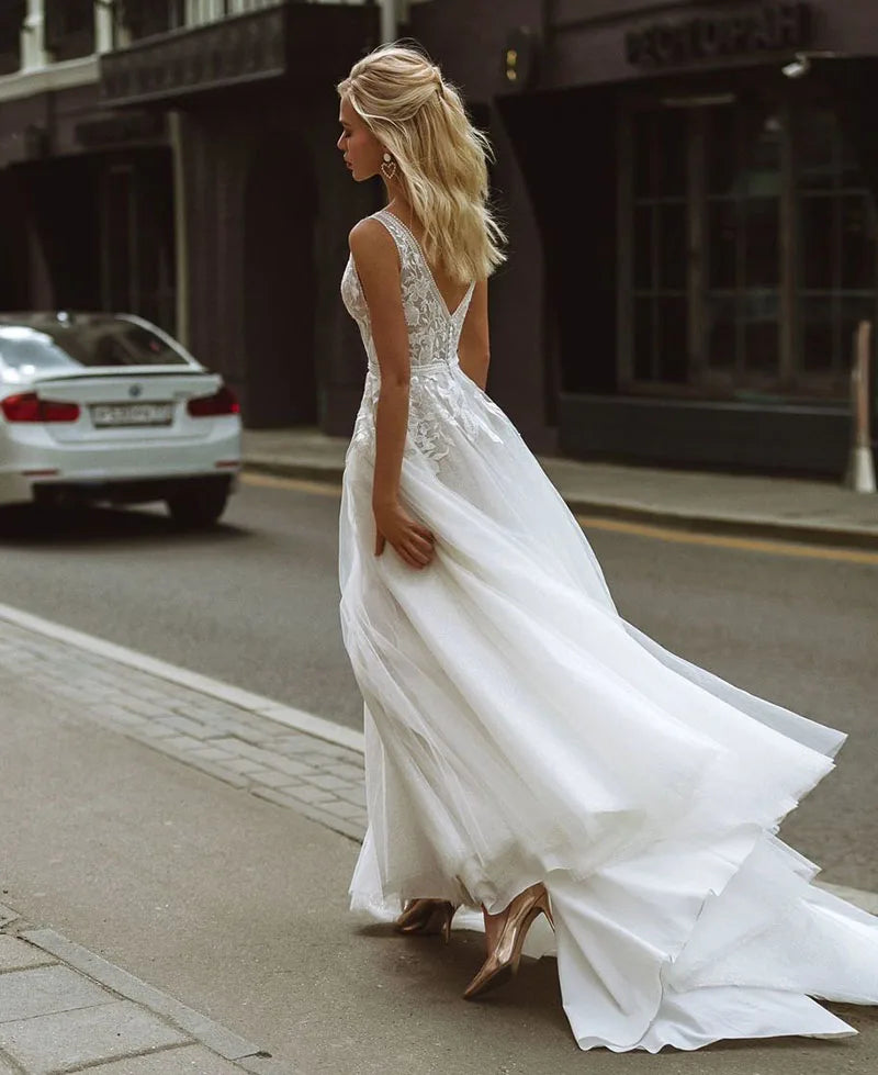 Robe de Mariée Fleur 3d