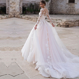 robe-de-mariee-boheme-rose