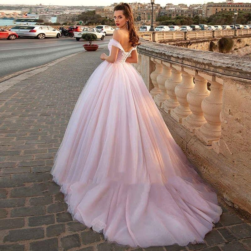 robe-de-mariee-rose-princesse