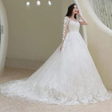 robe-de-mariee-champetre-manche-longue