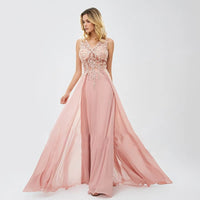 robe-de-mariee-simple-champetre-rose
