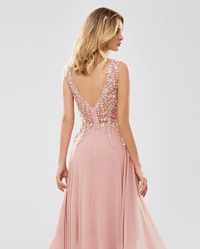 robe-de-mariee-simple-champetre-rose