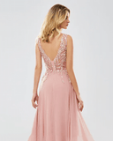 robe-de-mariee-simple-champetre-rose