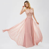 robe-de-mariee-simple-champetre-rose