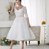 robe-de-mariee-courte-femme-ronde