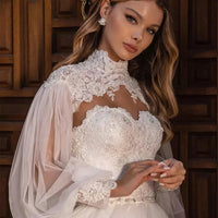 robe-de-mariee-princesse-manche-longue-bouffante