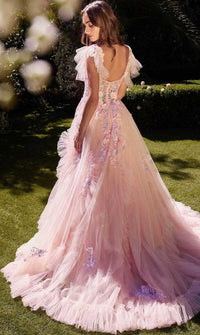 robe-de-mariee-rose-poudree-et-dentelle