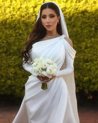robe-de-mariee-satin-manche-longue