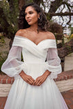 robe-de-mariee-trapeze-manche-longue