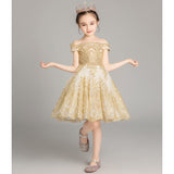 robe-princesse-doree-fille