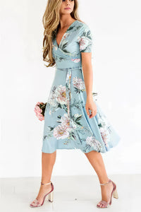 robe-courte-fleurie-mariage