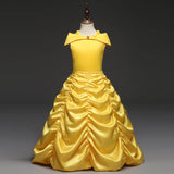 robe-princesse-fille-jaune
