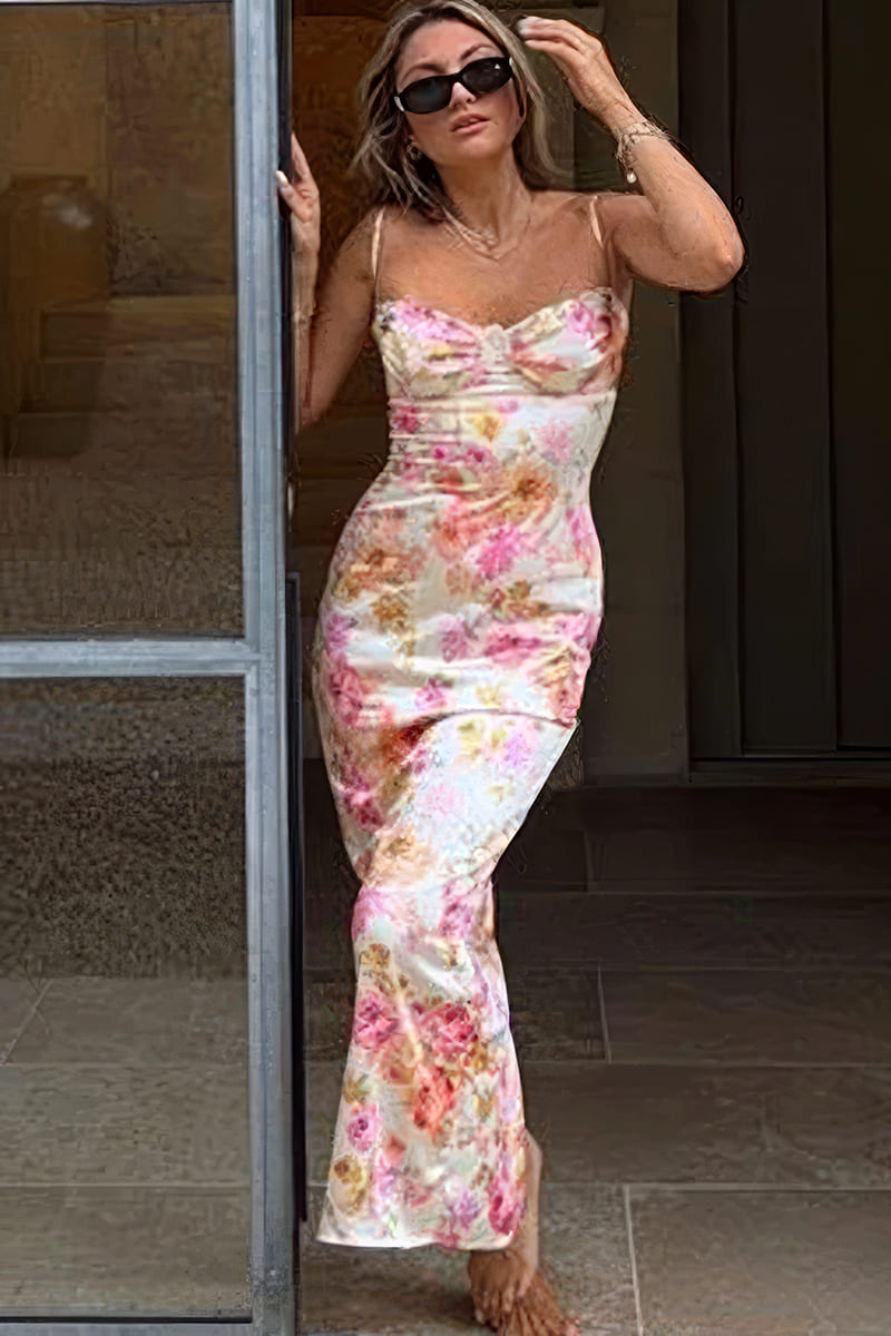 Robe Longue Champêtre d'Invitée au Mariage - Apolline
