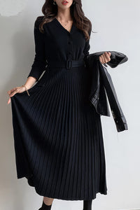 robe-longue-plissee-mariage