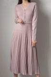 robe-longue-plissee-mariage