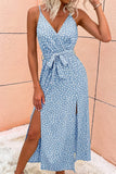 Robe Longue Vert d'Eau d'Invitée au Mariage - Solène