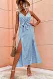 Robe Longue Vert d'Eau d'Invitée au Mariage - Solène