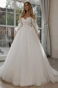 robe-manche-bouffante-mariage