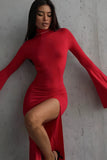 robe-manches-evasees-invitee-mariage