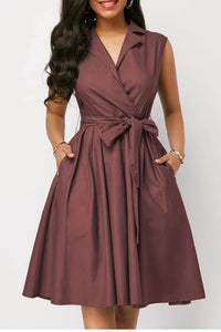 robe-marron-invitee-au-mariage