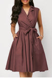 robe-marron-invitee-au-mariage