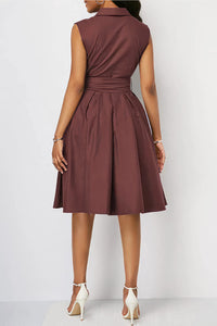 robe-marron-invitee-au-mariage