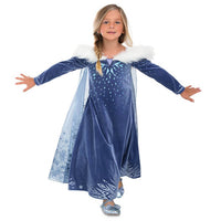 robe-princesse-fille-reine-des-neiges