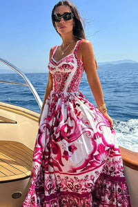 robe-rose-fleurie-mariage