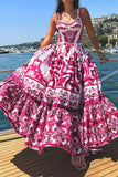 robe-rose-fleurie-mariage