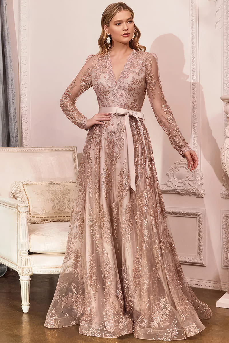 Robe Rose Gold d'Invitée au Mariage - Maëlys