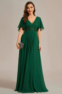 robe-vert-fonce-mariage