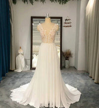 robe-de-mariee-droite-longue