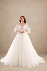 robe-de-mariee-tulle-volumineuse