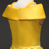 robe-princesse-fille-jaune
