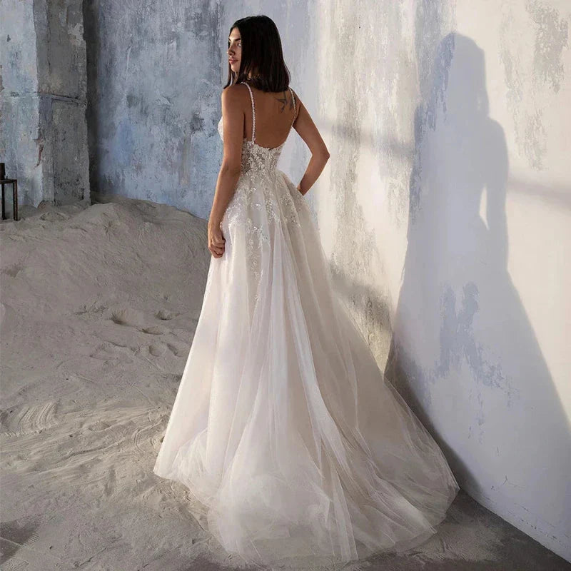Robe de Mariée Dentelle Ivoire