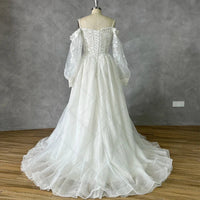 Robe de Mariée Col Dentelle