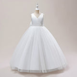 robe-blanche-princesse-fille