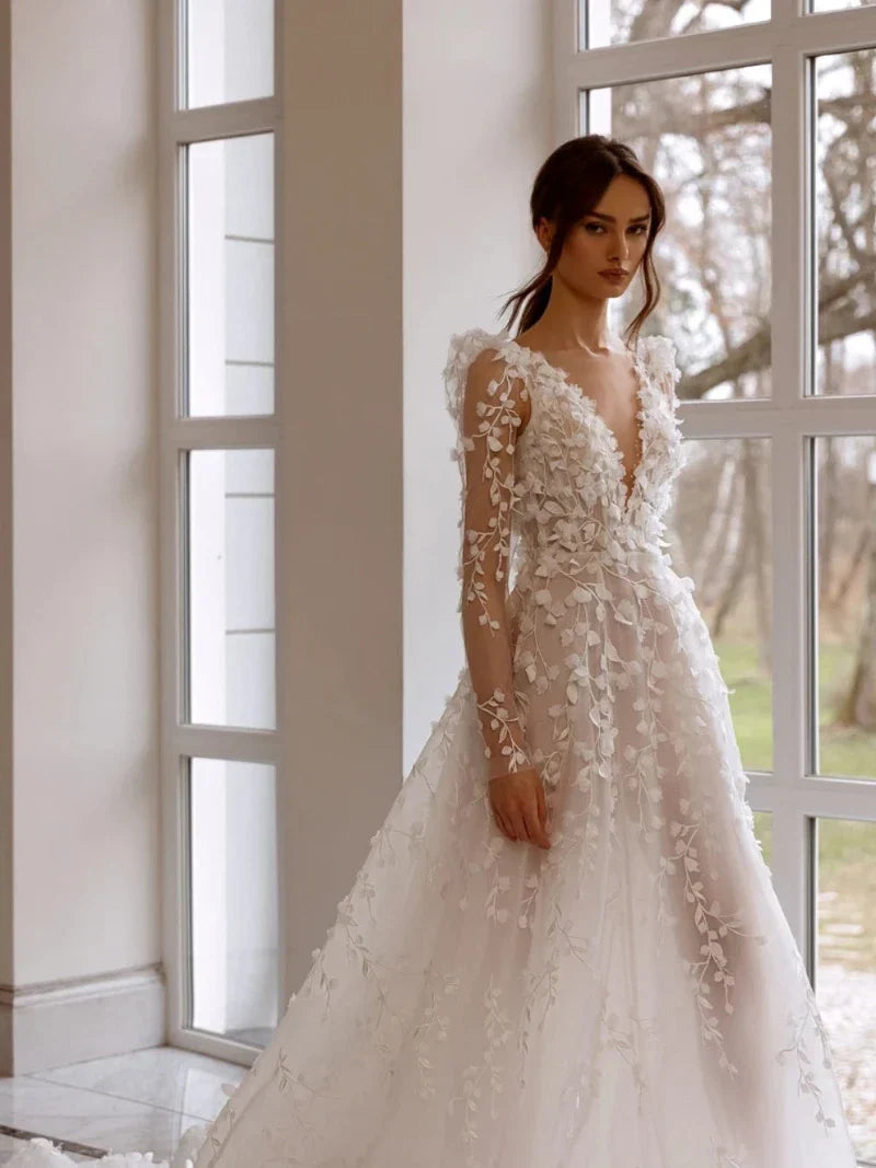 Robe de Mariée Romantique Champetre