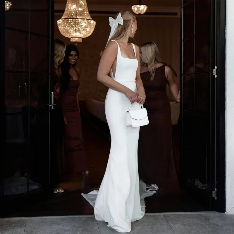 Robe de Mariée Simple Parisienne