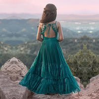 robe-de-princesse-verte