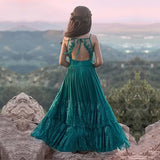 robe-de-princesse-verte