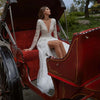Gaun Pengantin Renda Tanpa Punggung